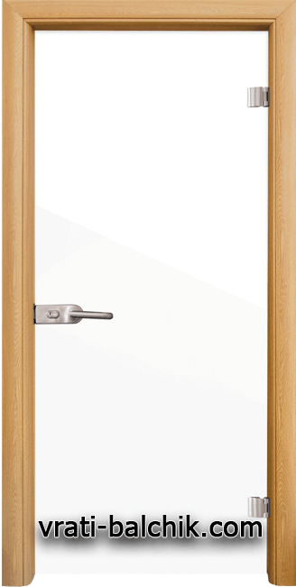 Стъклена интериорна врата модел Folio G 15-1 с каса Светъл дъб